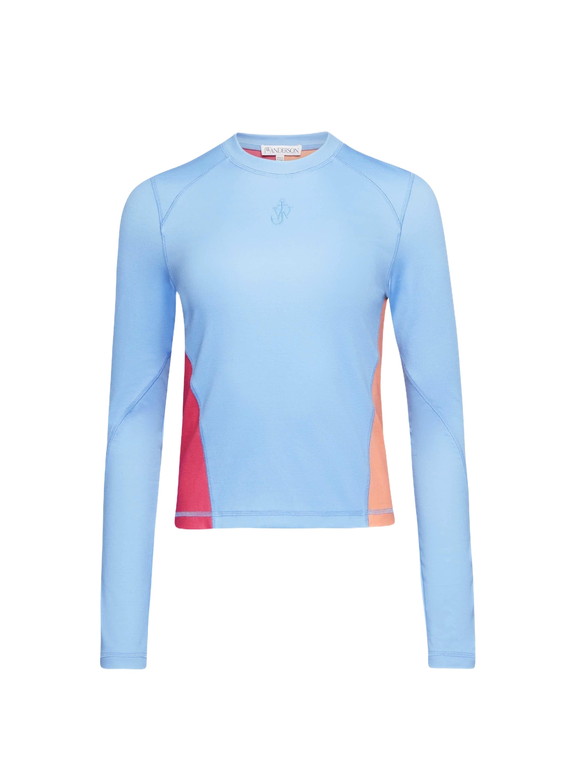 Haut À Manches Longues Avec Panneaux Et Broderie Ancres - Sky Blue/Multi