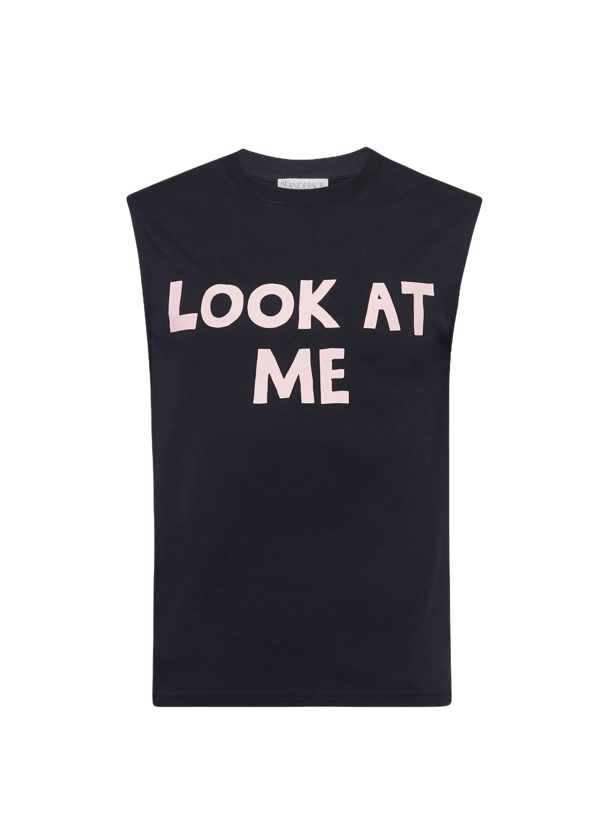 Débardeur Imprimé « Look At Me » - Dark Navy