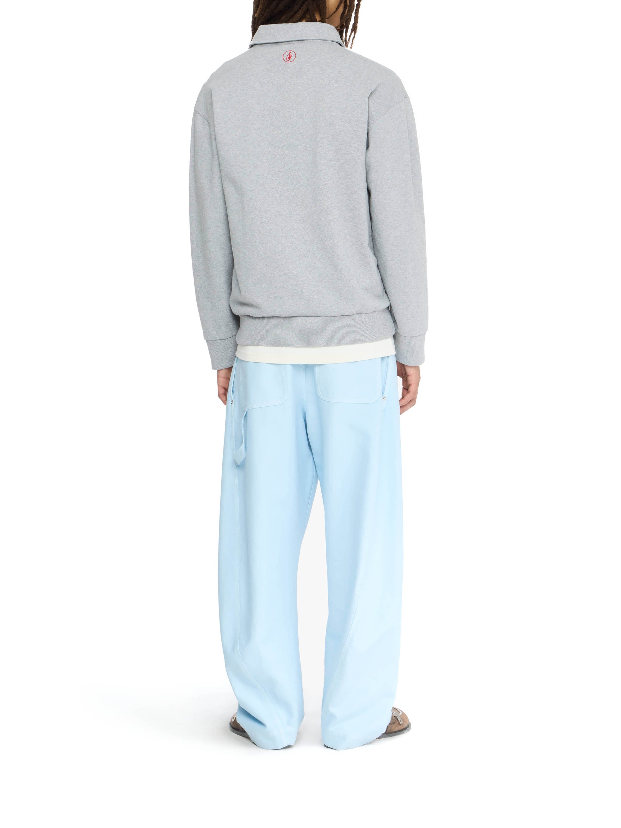 Polo De Rugby - Mid Grey Melange