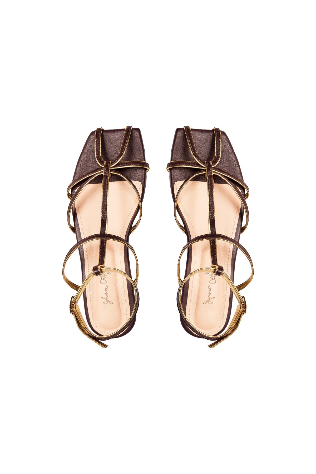 Conquistadora leather sandals - Brown