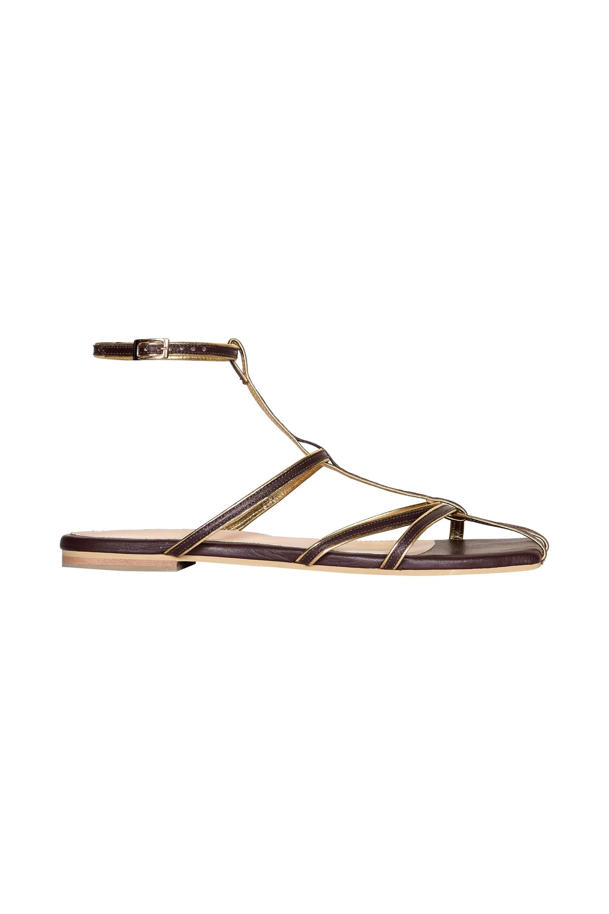 Conquistadora leather sandals - Brown