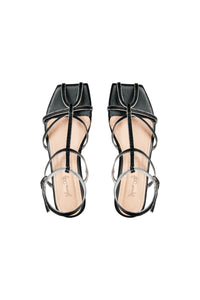 Conquistadora leather sandals - Black