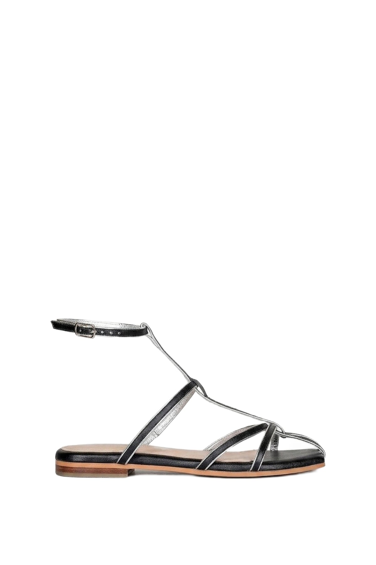 Conquistadora leather sandals - Black