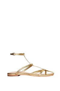 Conquistadora leather sandals - Gold