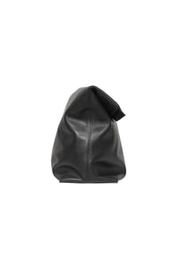 Grande pochette Sultan Of Swing en cuir - Noir