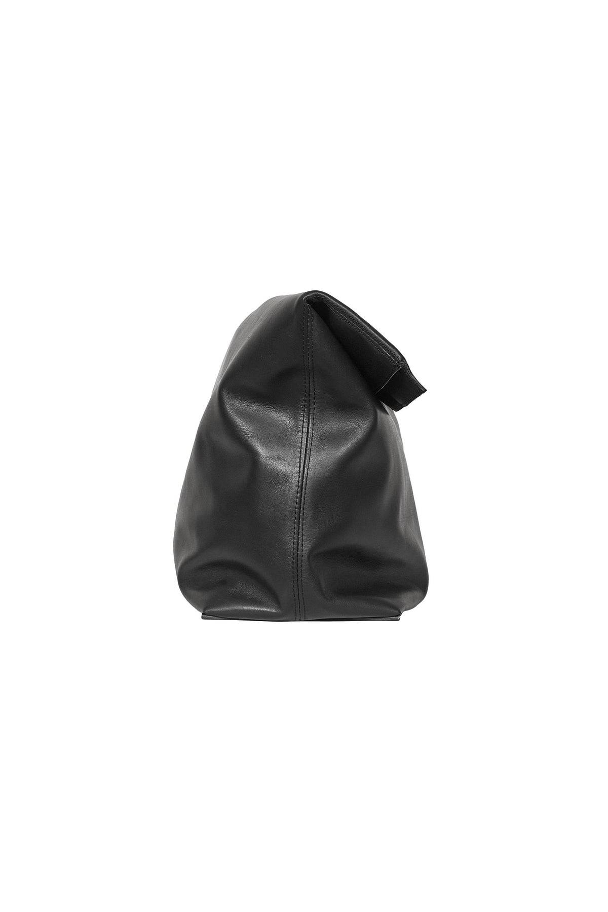 Grande pochette Sultan Of Swing en cuir - Noir