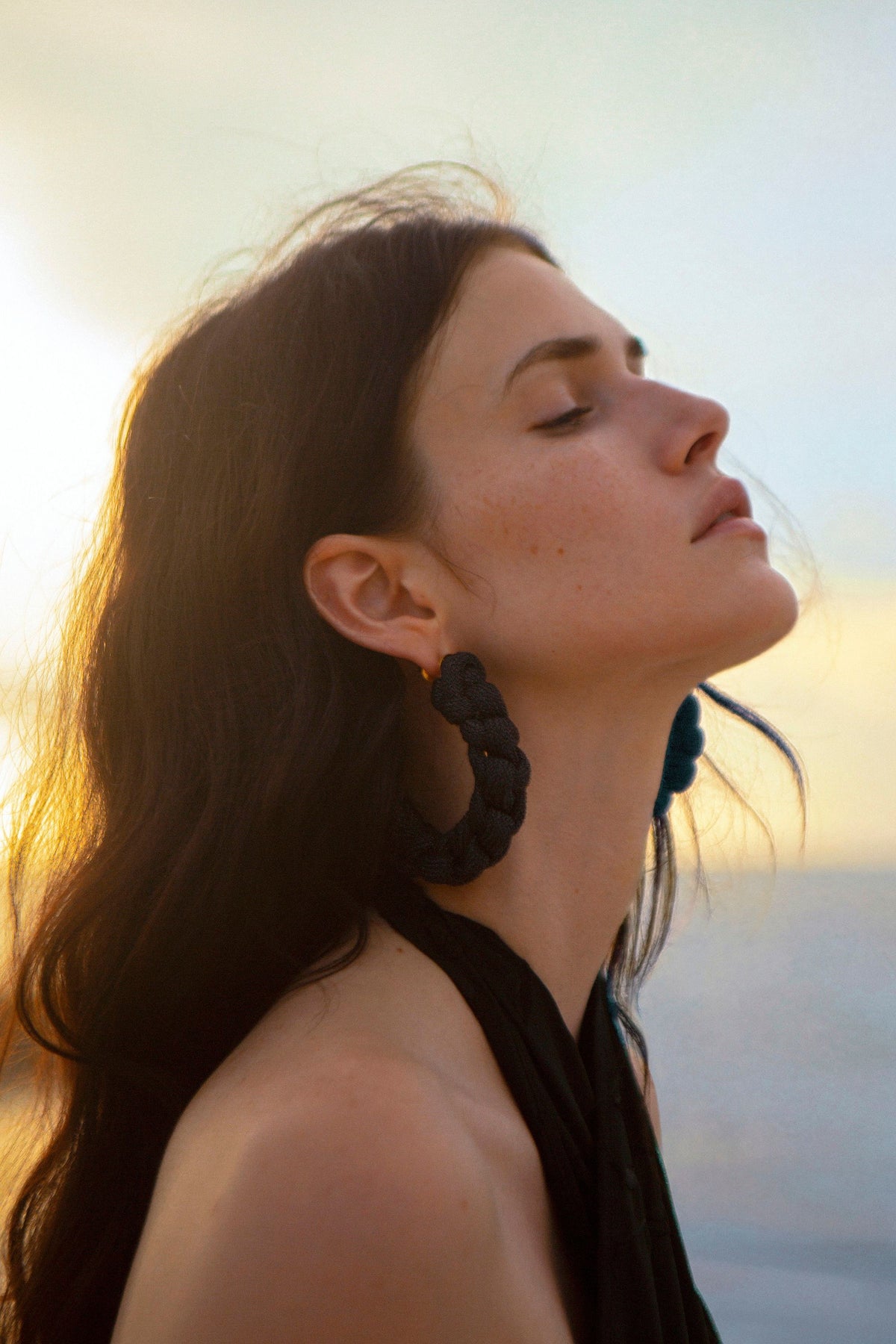 Sueño Nautico Hoop Earrings - Copper
