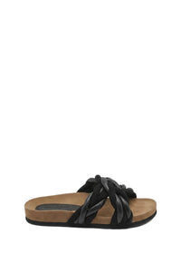Sandales Steady Keel en cuir - Noir