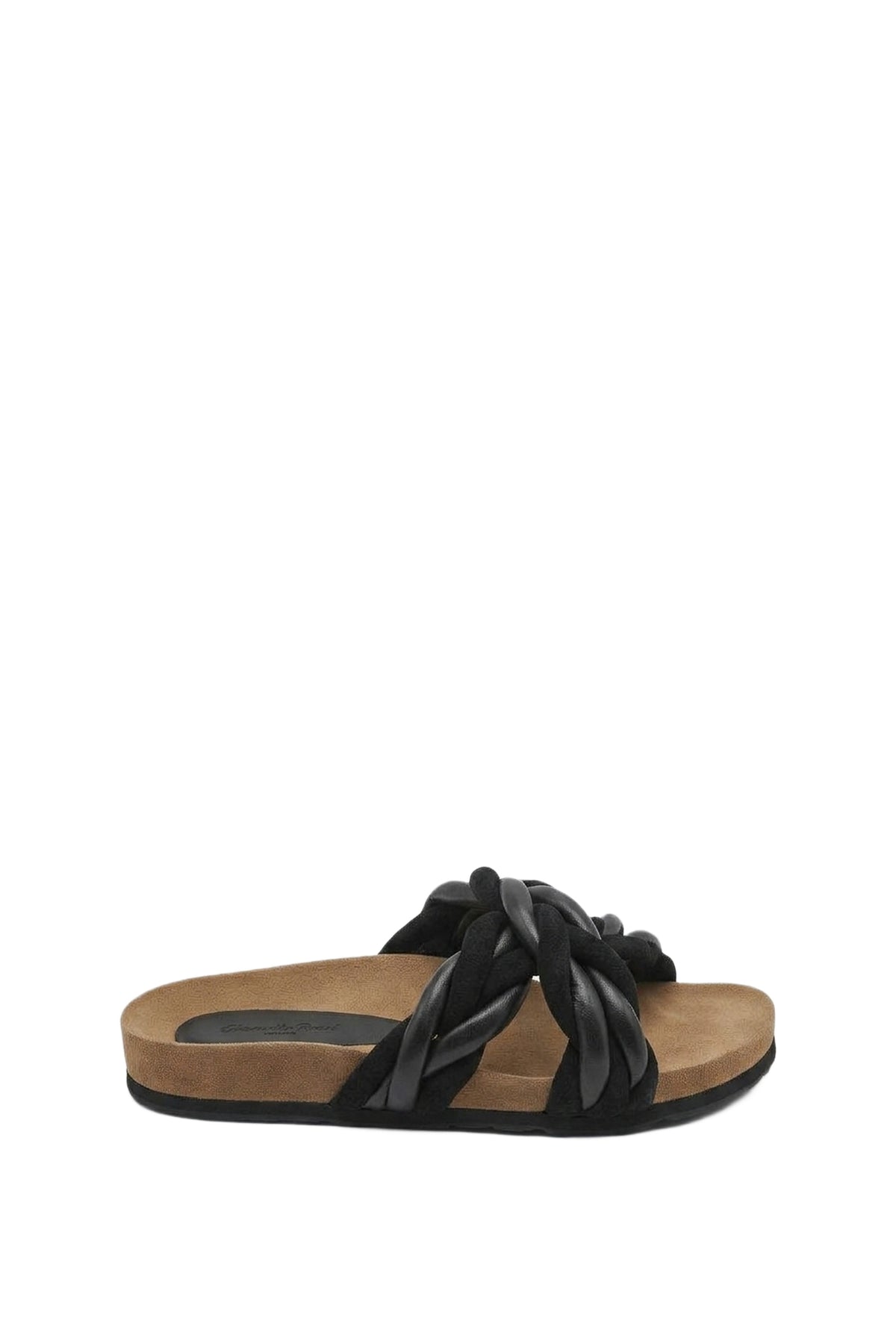 Sandales Steady Keel en cuir - Noir