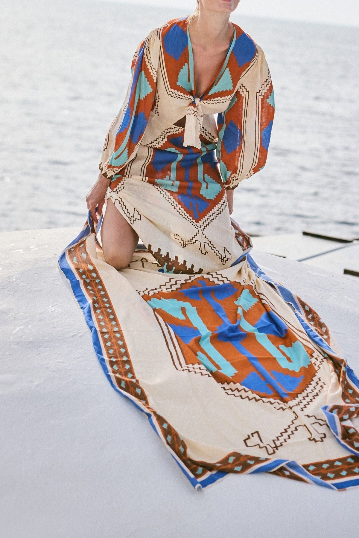 Ayahuasca Pareo - Orange