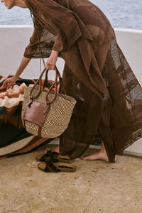 Destination Seaside Tote Bag - Wine