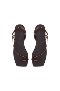 Sandales Flamenco Echoes en cuir - Cuivre
