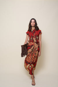 Sandales Flamenco Echoes en cuir - Cuivre