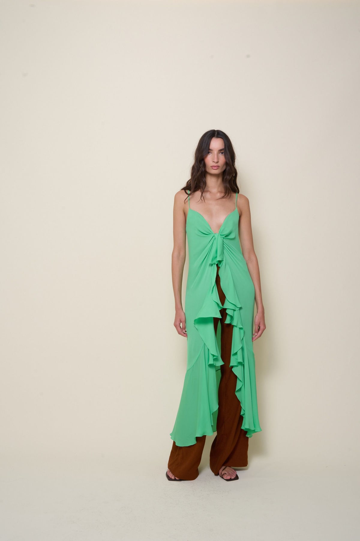 Sandales Flamenco Echoes en cuir - Cuivre