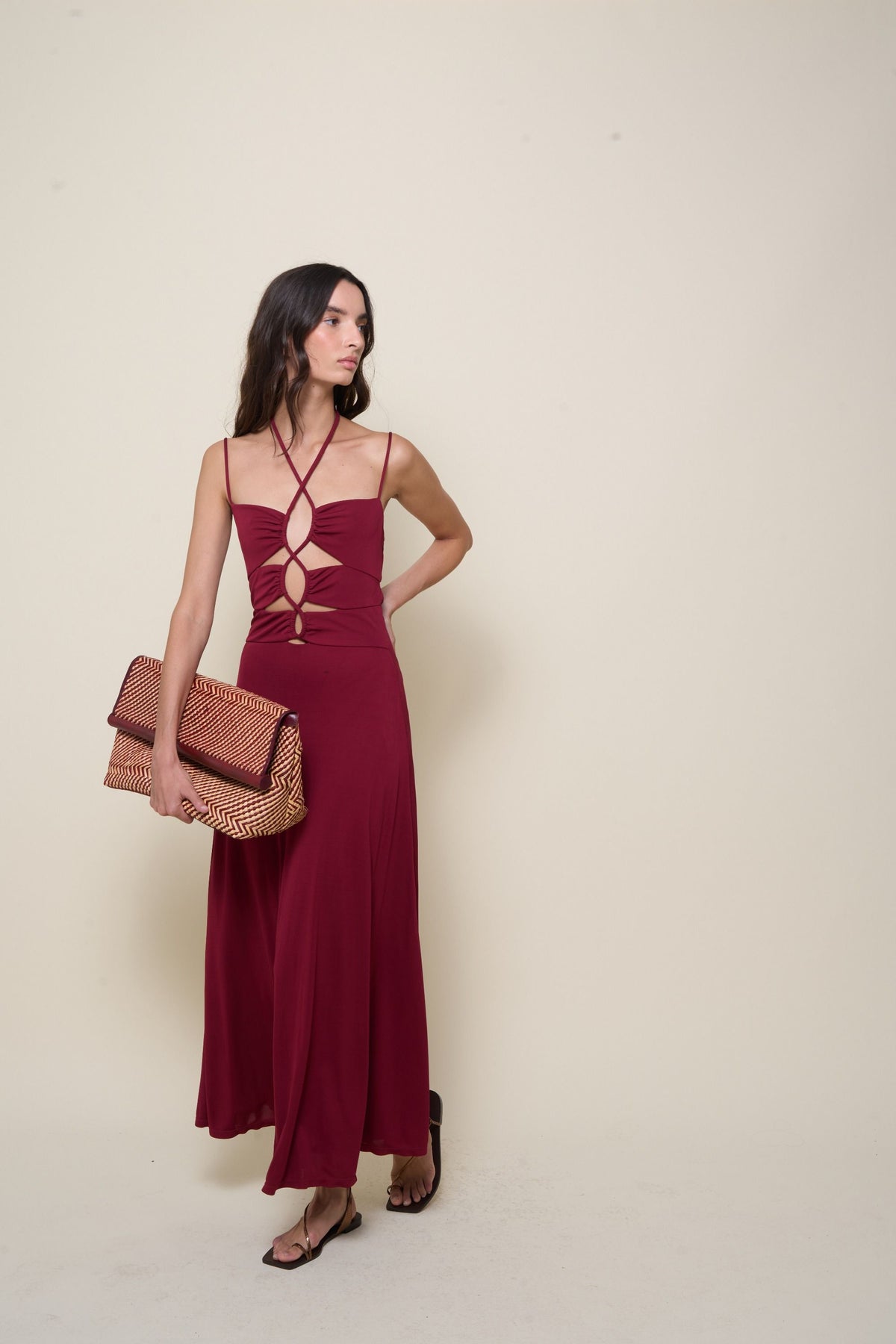 Sandales Flamenco Echoes en cuir - Cuivre