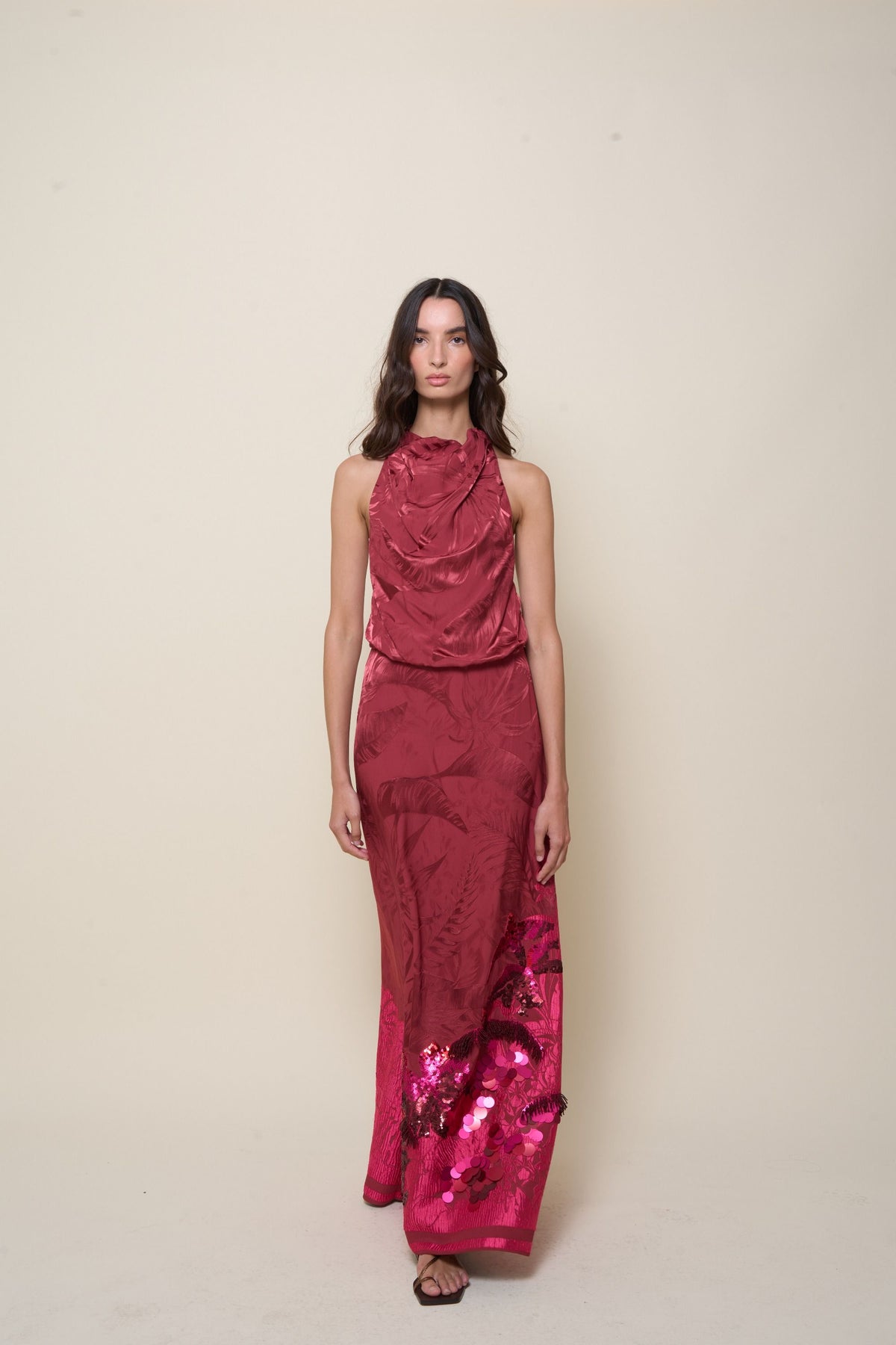 Sandales Flamenco Echoes en cuir - Cuivre