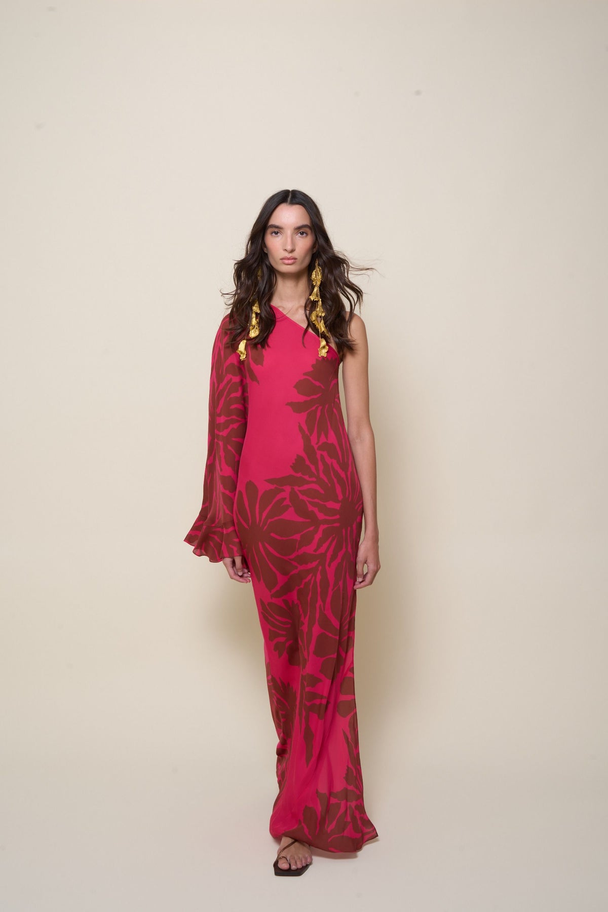 Sandales Flamenco Echoes en cuir - Cuivre