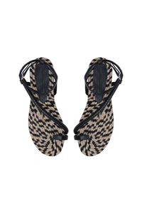 Misteriosa Al Andar leather sandals - Black