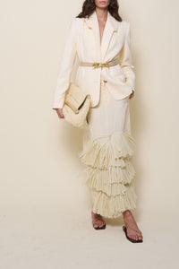 Memorias Hacia El Sur Clutch Bag - White