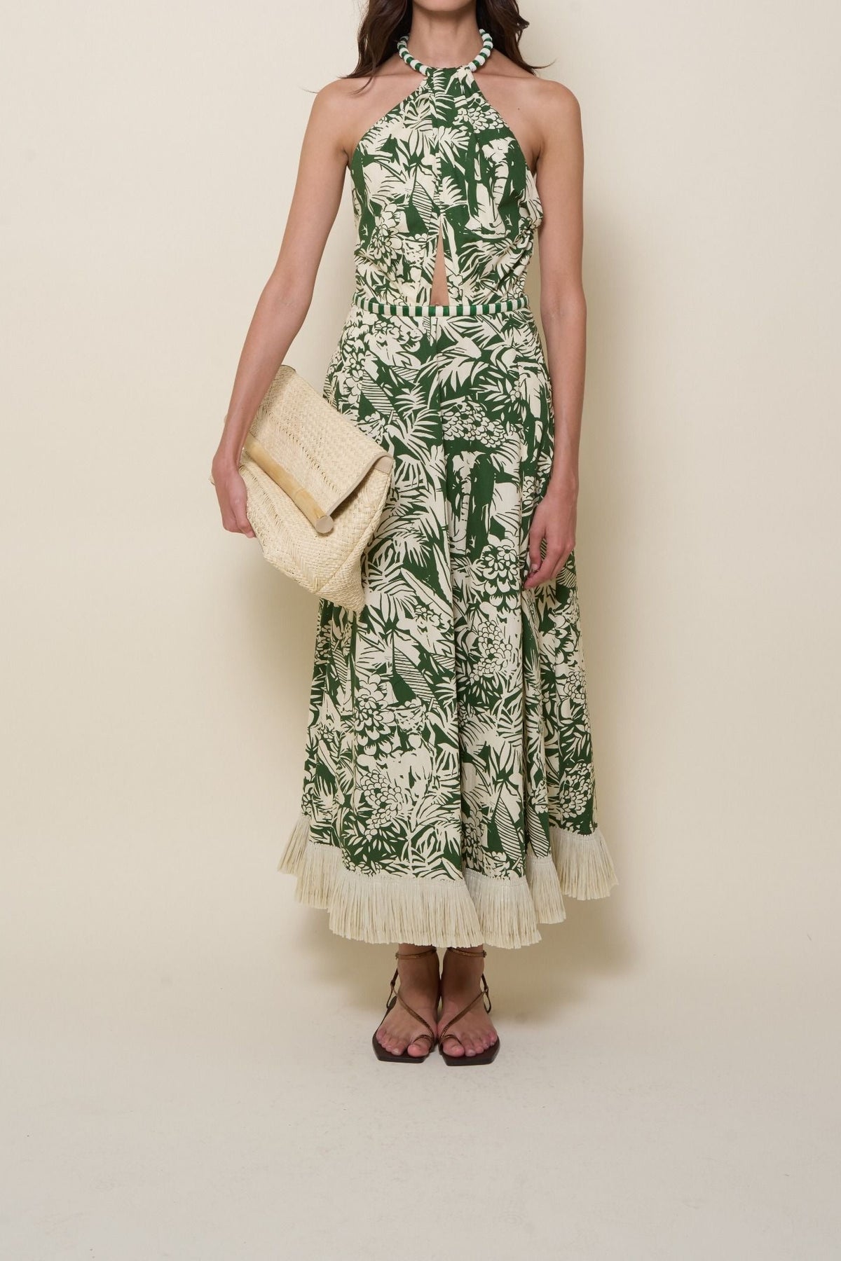 Memorias Hacia El Sur Clutch Bag - White