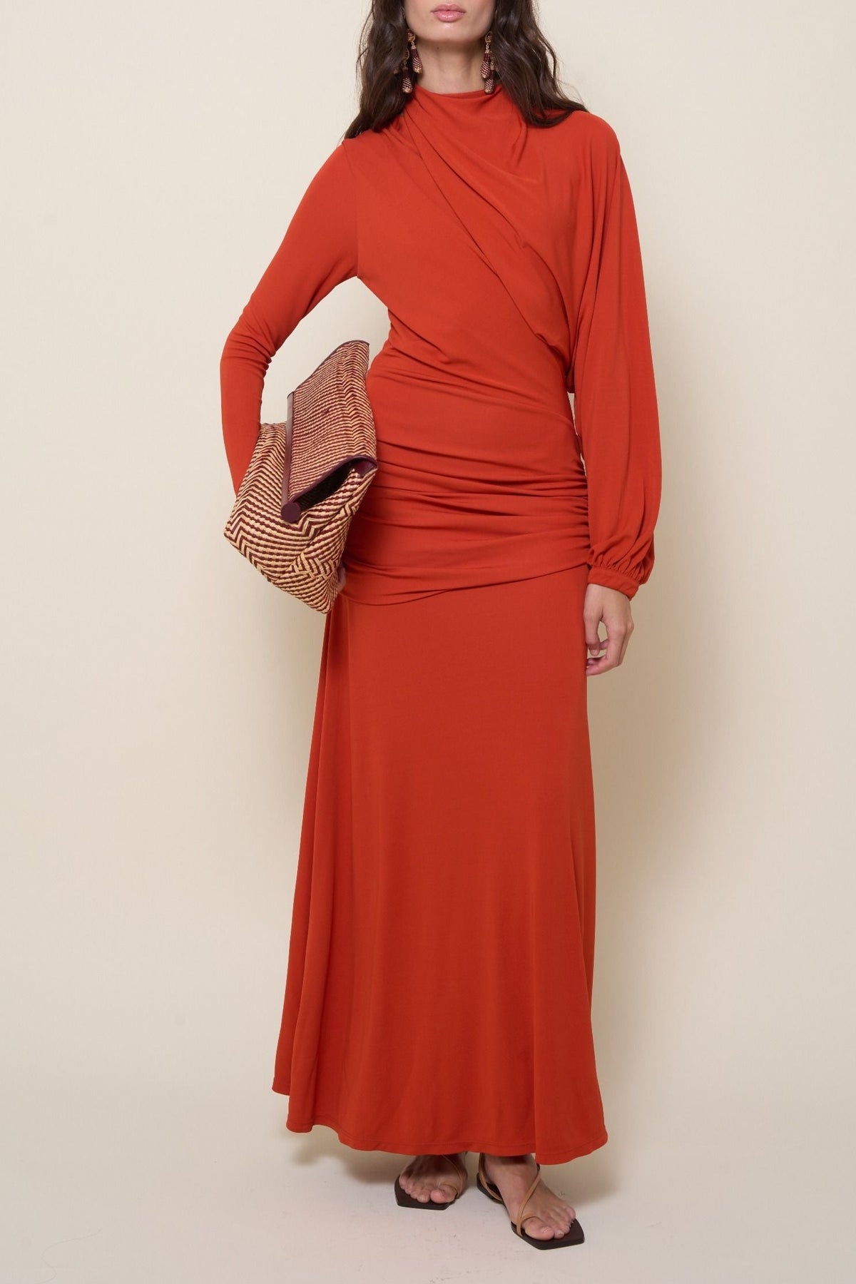 Memorias Hacia El Sur Clutch Bag - Wine