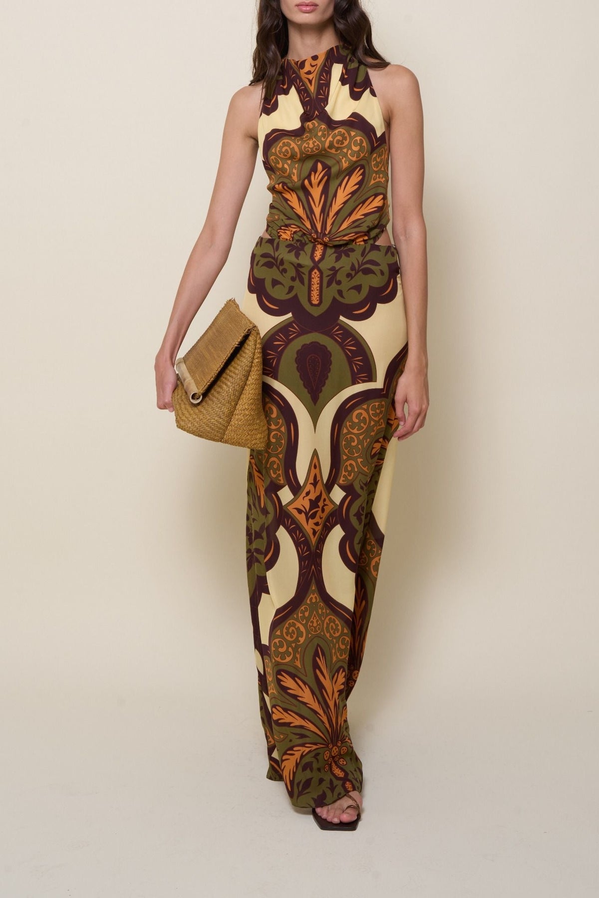 Memorias Hacia El Sur Clutch Bag - Brown