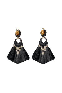 Boucles d’oreilles Eternal Existence - Noir
