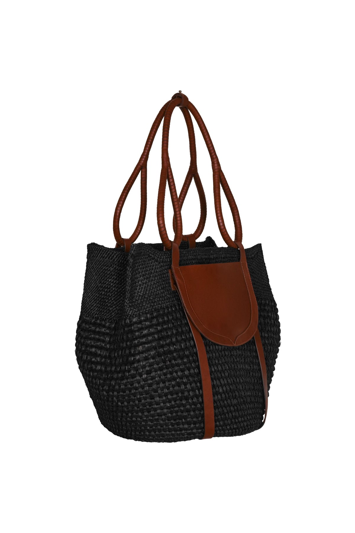 Sac de plage Prêt pour l'au-delà en cuir - Noir