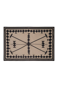 Rhombs Polo Pareo - Black