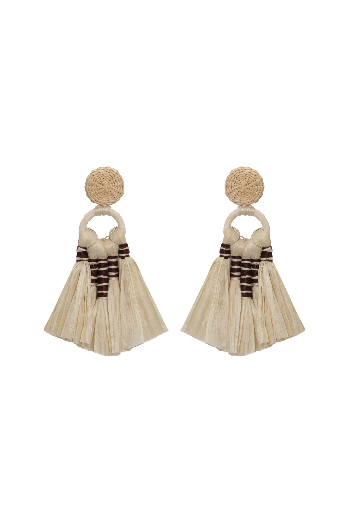 Boucles d'oreilles Existence éternelle - Blanc