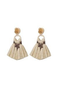 Boucles d'oreilles Existence éternelle - Blanc