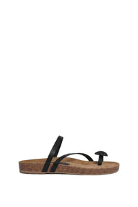 Sandales Horse en cuir - Noir