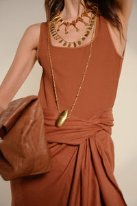 Pochette longue Sultan Of Swing en cuir - Noir
