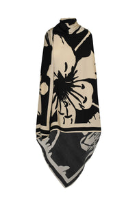 Châle Delicate Astromelia - Noir