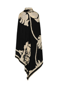 Châle Delicate Astromelia - Noir