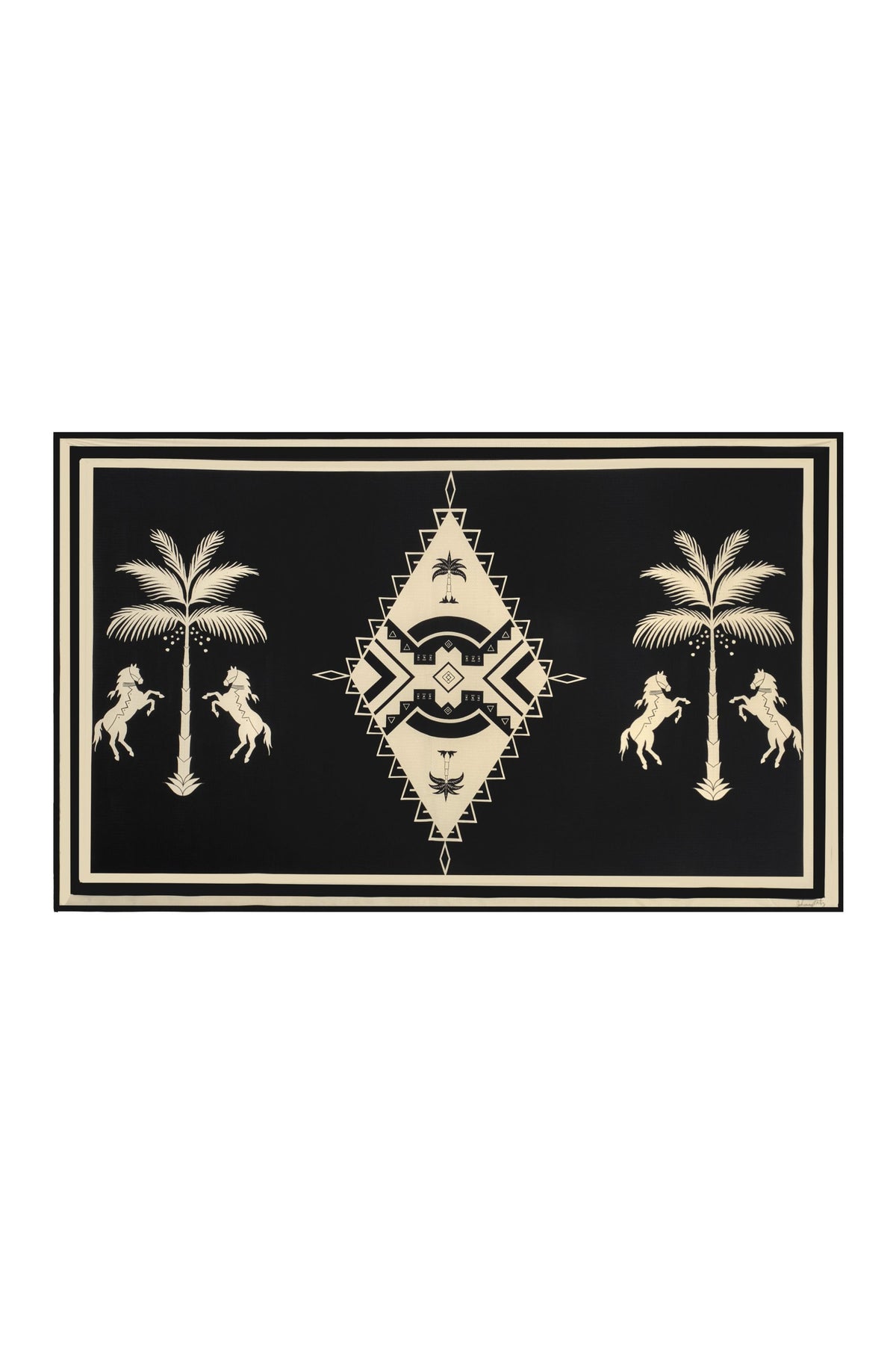 Châle Sacred Equestrian - Noir
