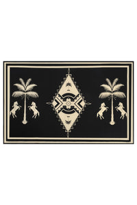 Sacred Equestrian Shawl - Black