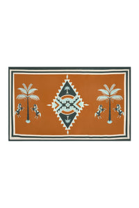 Sacred Equestrian Shawl - Camel
