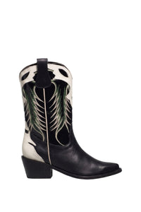 Bottes Allure en cuir - Noir