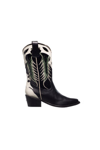 Bottes Allure en cuir - Noir