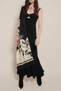Flowing Fortunes Shawl - Black