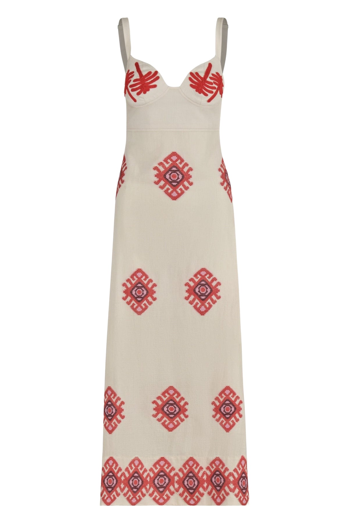 Robe God Enkai en coton - Rose