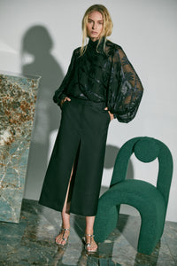 Blouse Poderosa Dama - Noir
