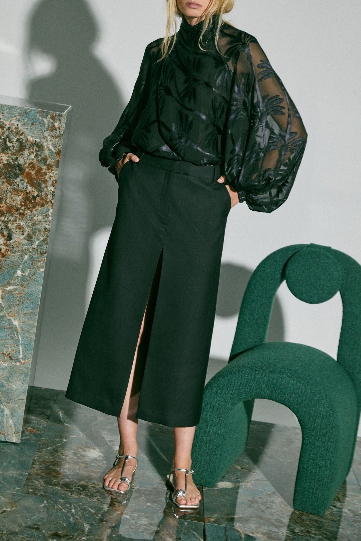 Poderosa Dama' Blouse - Black