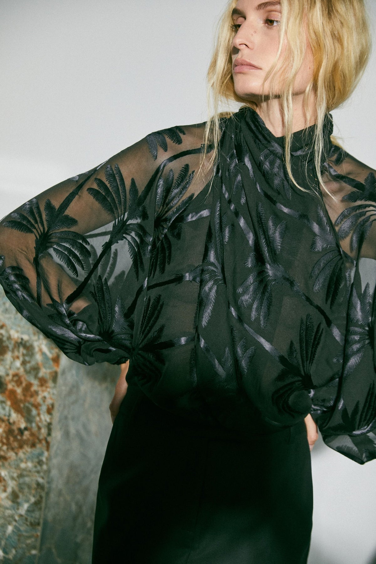 Blouse Poderosa Dama - Noir