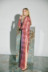 Robe Alquimia En Hilo en soie - Rose