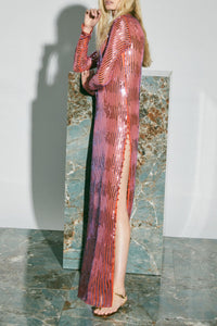 Robe Alquimia En Hilo en soie - Rose