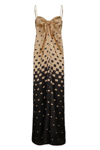 Robe Bold Pioneer en soie - Noir