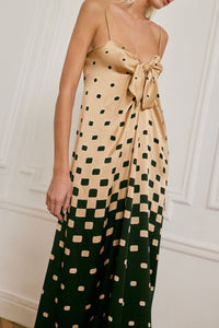 Robe Bold Pioneer en soie - Noir