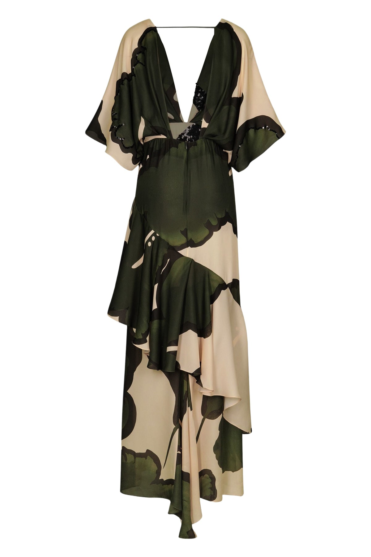 Robe Tesoro Escondido en soie - Rouge